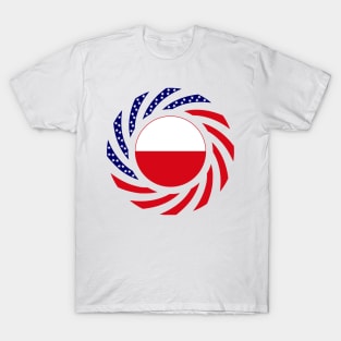 Polish American Multinational Patriot Flag T-Shirt